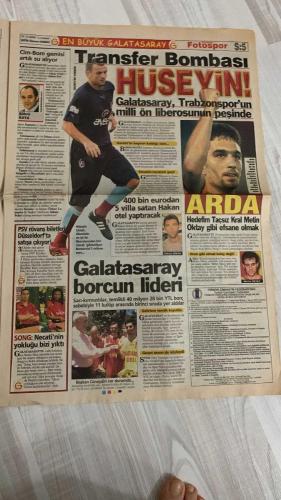 FOTOSPOR SPOR GAZETESİ - TURKISH NEWSPAPER - DOĞUM GÜNÜ HEDİYESİ  - EKSİKSİZ TAM TAKIM GAZETE -  7 EKİM 2006 CUMARTESİ  ÜMİT KARAN - LUCESCU - ALEX - İBRAHİM ÜZÜLMEZ - ZENDEN - HÜSEYİN ÇİMŞİR - GERETS - HAYRİ ÜLGEN - NİHAT KAHVECİ - FATİH TERİM - NECATİ ATEŞ - ARDA TURAN - HASAN ŞAŞ - FEVZİ ELMAS - RIBERY - FELIX MAGATH - ULI HOENESS - OZHAN CANAYDIN - ADNAN POLAT  ÜMİT KARAN’A LUCESCU KANCASI - ALEX KİM? - FENER’E HOLLANDALI YILDIZ ZENDEN - ASLAN’IN BOMBASI TRABZONLU HÜSEYİN - HAYRİ ÜLGEN’İN 92 MİSLİLİK KUPONU - BUDAPEŞTE’DE TARİHİ GECE - BU GECE TARİH YAZACAĞIZ - NİHAT KAHVECİ: SAVAŞACAĞIZ - TÜRKİYE MACARİSTAN’I YENMEK İSTİYOR - BUDAPEŞTE’YE MENAJER AKINI - NECATİ PSV MAÇIYLA DÖNÜYOR - ARDA TURAN’DAN SAMİMİYET AÇIKLAMASI - İLİÇ’E EKSTRA PRİM - RIBERY İÇİN CAS’A GİDİLİYOR  FENERBAHÇE - GALATASARAY - BEŞİKTAŞ - TRABZONSPOR - ZENIT - LIVERPOOL - PSV - MACARİSTAN MİLLİ TAKIMI - NORVEÇ - YUNANİSTAN - BOSNA-HERSEK - MOLDOVA - BAYERN MÜNİH - MARSİLYA