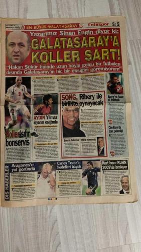 FOTOSPOR SPOR GAZETESİ - TURKISH NEWSPAPER - DOĞUM GÜNÜ HEDİYESİ  - EKSİKSİZ TAM TAKIM GAZETE -   9 EKİM 2006 PAZARTESİ  ÜMİT KARAN - LUCESCU - DELGADO - SİNAN ENGİN - TEVFİK YENER - ZICO - SEMİH ŞENTÜRK - TIGANA - HELGUERA - LUCIANO - MUSTAFA YÜCEDAĞ - ZİYA DOĞAN - TUNCAY ŞANLI - TALAY ERKER - ERGUN HİÇYILMAZ - HAYRİ ÜLGEN - OSMAN KORKMAZEL - ARİF KOCABIYIK - UĞUR BEKDEMİR - NURİ ALBAYRAK - FATİH TEKKE - HÜSEYİN ÇİMŞİR - MUSAMPA - YATTARA - WERNER LORANT - YUSUF ŞİMŞEK - HADZİBEGİÇ  ARJANTİNLİ YILDIZ GALATASARAY’A İZİN YAPMIYOR - KOLLER ŞART - DELGADO NON-STOP - ALEX KİM? - FENER’DEN BİR FENER DAHA ÇIKTI - SEMİH İKİ GOLLE ŞOV YAPTI - BEŞİKTAŞ POTADA OYAK ZAFERİYLE BAŞLADI - SERGEN’Lİ ŞEKER GÜNGÖREN 2-2 - ALTAY ELAZIĞ’DA 2-2 - DİYARBAKIR KASIMPAŞA’YI ŞOK ETTİ - HAKAN ŞÜKÜR ONURSAL SANTRFOR - ARDA TURAN’DAN SAMİMİYET AÇIKLAMASI - ÜMİT KARAN, HALİL, NİHAT KULÜBEDE - LORANT: BEN ZOR GÜNLERİN ADAMIYIM - VESTEL MANİSA’DAN TERİM’E SİTEM - HADZİBEGİÇ’İN DOĞUM GÜNÜ - TRABZONSPOR BAŞKANI: HÜSEY