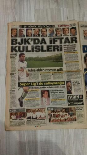 FOTOSPOR SPOR GAZETESİ - TURKISH NEWSPAPER - DOĞUM GÜNÜ HEDİYESİ  - EKSİKSİZ TAM TAKIM GAZETE -   11 EKİM 2006 ÇARŞAMBA  TOMAS - JAN NAHUM - GÖKHAN GÜÇKAYA - HAKAN ŞÜKÜR - FATİH TERİM - ÜMİT ÖZAT - EDU - DEIVID DE SOUZA - CAN ARAT - TAHİR KIRAN - ZİCO - ZİYA DOĞAN - HÜSEYİN ÇİMŞİR - NİHAT KAHVECİ - TUNCAY ŞANLI - SERVET ÇETİN - VOLKAN DEMİREL - ARDA TURAN - ÜMİT KARAN - MEHMET TOPUZ - SABRİ SARIOĞLU - YUSUF ŞİMŞEK - HADZİBEGİÇ  TOMAS’IN FISILTISI - JAN NAHUM RÖPORTAJI - MOLDOVA’YI YENİP 9 PUAN HEDEFİ - TERİM: HAKAN’I OYNATIRIM - HAKAN ŞÜKÜR: FORMA HAKKIMDIR - ANKARA’YA DİKKAT - ÜMİT ÖZAT’TAN UYARI - HÜSEYİN ÇİMŞİR’E PATLADI - ZİYA DOĞAN BIRAKMAZ - EDU’NUN STEPNE’Sİ CAN ARAT - TAHİR KIRAN’IN KADER GÜNÜ - ZİCO’DAN SAMBACILARA DESTEK - ANKARASPOR TEHLİKELİ RAKİP - CELL’OCANLAR MİLLİ TAKIM YANINDA - TÜRKİYE-MOLDOVA AVRUPA ŞAMPİYONASI ELEME MAÇI - NİHAT KAHVECİ: TARİHİ BİR GECE OLACAK  FENERBAHÇE - GALATASARAY - BEŞİKTAŞ - TRABZONSPOR - ANKARASPOR - ANKARAGÜCÜ - BURSASPOR - DENİZLİSPOR - ÇA