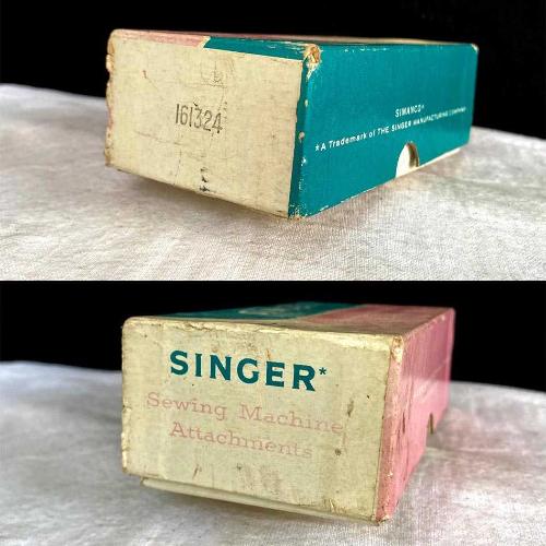 1950 İngiltere Singer Dikiş Makine Aksesuar Seti
