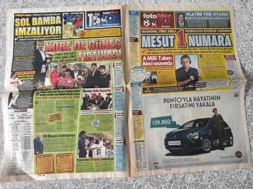 FOTOMAÇ GAZETESİ - 26 MAYIS 2012 - NEE! ROBINHO MU? - ALİ YILDIRIM - ABDULLAH KIĞILI - GALLIANI - GENCO BORAN - HRISTO STOICHKOV - ASAMOAH GYAN - DROGBA - BERBATOV - ŞENOL GÜNEŞ - MEHMET TOPAL - FELIPE MELO - LAMINE DIARRA - SOL BAMBA - DIDIER ZOKORA - ALPER POTUK - ALANZINHO - AHMET ÇALIK - BURAK YILMAZ - MEHMET KOCADON - OLCAN ADIN - MAURO FORMICA - GLOWACKI - PAWEL BROZEK - MESUT 1 NUMARA - MESUT ÖZİL - JOSE MOURINHO - FIGO - ZIDANE - BLATTER - MICHEL PLATINI - DIARRA ŞOV - HASAN AKINCIOĞLU - VEYSEL SARI - MEHMET ÖZDİLEK - ŞOTA ARVELADZE - BISESWAR - MOHAMED DIAME - HALİL ÜNAL - BOBO - AYHAN AYAN - NOBRE - UFUK ÖZERTEN - ABDULLAH AVCI - YİĞİT İNCEDEMİR - HİKMET KARAMAN - ŞABAN ÖZEL - RIZA ÇALIMBAY - JOSE CARLOS - NURULLAH SAĞLAM - OĞUZ AYDIN - JALLOW - BİKOKO - OSMAN ÖZKÖYLÜ - EMİN BAKAN - CENK CENGİZ - EMRULLAH ŞARK - VOLKAN ÖZCAN - ZAFER AYDOĞDU - AMIT QLUZADE - CELAL KÖSEDAĞ - ÜNSAL GÖKSEN - KAZIM SARI - KENAN ASLANOĞLU - İLHAN ASLANOĞLU - UĞUR IŞIKAL - MİTHAT YAŞAR - TURGAY