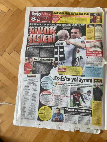 FOTOMAÇ GAZETESİ - 28 MAYIS 2012 - DÜNYADA MESSI'Yİ DURDURABİLEN TEK ADAM, ŞİMDİ CIMBOM YOLUNDA CAMBIASSO - ESTEBAN CAMBIASSO - FELIPE MELO - FATİH TERİM - İŞTE FENER'IN AMBRAT PLANI - NORDIN AMRABAT - REHA MUHTAR - BERBATOV İSTANBUL'DA - DIMITAR BERBATOV - KARTAL'DA SON ADAY DOLL - THOMAS DOLL - SON SÜPER PAŞA - YILDIRIM DEMİRÖREN - DENİZLİ'DEN 'GELİRİM' MESAJI - MUSTAFA DENİZLİ - MEHMET TOPAL FENER'E 5 YILLIK İMZA ATACAK - CASSANO'YU ARAŞTIRIR - ANTONIO CASSANO - DIEGO SÜRPRIZİ - DIEGO ANGELO - ALPER POTUK - HAVAYI BULUTLANDIRIYOR - EMRE BELÖZOĞLU - AHMET BULUT - EMRE'YE KOŞULLU ANLAŞMA - AYKUT KOCAMAN - ADRIANO - TOTA MÜJDESİ - GIROUD İMKANSIZ - OLIVIER GIROUD - LUCIANO SPALLETTI - MEHMET TOPAL'DAN 5 YILLIK İMZA - TINO COSTA - HASAN ALİ ÇOK HEYECANLI - HASAN ALİ KALDIRIM - VELİAHTI KAPTILAR - CEMİL TURAN - SERDAR KULBİLGE - İBRAHİM AKIN - ÜMİT KARAN - SÖZ SAVUNMANIN - İLHAN EKŞİOĞLU - ŞEKİP MOSTUROĞLU - CEMAAT ELE GEÇİREMEZ - NİHAT ÖZDEMİR - AZİZ YILDIRIM - DAHA NE SÖYLESİN - SAMET
