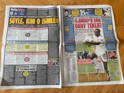 FOTOMAÇ GAZETESİ - 30 MAYIS 2012 - EMRE GİTTİ CANTEROS GELİYOR - AYKUT KOCAMAN - HECTOR CANTEROS - RONALDINHO - TOPAL'I FENER'E EŞİ GETİRDİ - MEHMET TOPAL - SELDA TOPAL - TINO COSTA DA HER AN BİTEBİLİR - TUTUKLU SANIK İLHAN EKŞİOĞLU, AZİZ YILDIRIM'I İŞARET ETTİ: BAŞKANIN HABERİ VARDI - SERDAR KULBİLGE - BU 'SÜSLEME' DE BİZİM 'TARLA' GİBİ - SADRİ ŞENER - YILDIRIM İLE ŞAKAR KAPIŞTI - NEVZAT ŞAKAR - MEHMET EKİNCİ - VEBALİMİZ ÜZERİNİZDE OLUR - MEHMET YILDIZ - CİMBOM'DA TRANSFERE UEFA AYARI - FATİH TERİM - BEŞİKTAŞ'TA YERLİ HAFTASI - MUSTAFA DENİZLİ - RIZA ÇALIMBAY - HİKMET KARAMAN - MİLLİLER IŞIL IŞIL - ÖMER - BURAK YILMAZ - İSMAİL KÖYBAŞI - TRABZON DANY'DE ISRARCI - HINCAL ULUÇ - BÜLENT CAN - BEDAVAYA GİTTİ - EMRE BELÖZOĞLU - ZIEGLER - COSTA'DAN VAZGEÇİLMEDİ - MEHMET GÜNEK - GÖKHAN - EL HADJI DIOUF - YÖNETİCİ AHMET BULUT - EN GÜZELİ FENER'DE BIRAKMAKTI - KANARYA DEBUCHY'YI İSTİYOR - MATHIEU DEBUCHY - YÖNETİCİ KEMAL ERDOĞAN - ARDA'DAN EMRE'YE ÖVGÜ - BİZE BÜYÜK GÜÇ KATACAKTIR - JOSE LUIS