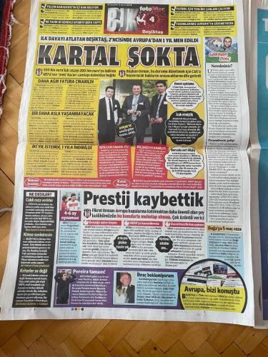 FOTOMAÇ GAZETESİ - 31 MAYIS 2012 - HAMİT CİMBOM'A HAYIRLI OLSUN - HAMİT ALTINTOP - UEFA; BEŞİKTAŞ, BURSA VE G.ANTEP'I AVRUPA KUPALARINDAN MEN ETTİ: KARA ÇARŞAMBA - ORMAN: CAS'A BAŞVURACAĞIZ - FIKRET ORMAN - BIÇAKÇI'NIN DEDİKLERİ ÇIKTI - LEVENT BIÇAKÇI - ESKİŞEHİR VE İSTANBUL BB, AVRUPA LİGİ'NE GİDECEK - MENAJER FATİH AKBABA, MAHKEMEDE BÖYLE SÖYLEDİ: 300 BİN DOLARI ELDEN ALDIM - FATİH AKBABA - ALPER POTUK - AZİZ YILDIRIM HASTANEYE YATIRILDI - AZİZ YILDIRIM - MEHMET EKİNCİ - ALİ KIRATLI - FENER ŞAMPİYON OLMASIN DİYE PAS VERMEDİM - ÜMİT KARAN - UYGUN: GİT SÖYLE, KAFALARINI KIRARIM - BÜLENT UYGUN - İLHAN EKŞİOĞLU - KENAN YARALI: AZİZ YILDIRIM BENİM ADIMA KREDİ ÇEKTİ - KANARYA'YA YENİ XAVI - BEÑAT ETXEBARRIA - SİNDİRİM VE DENGE BOZUKLUĞU - DR. PROF. METİN DENİZ - CRISTIAN BARONI - VALENCIA İLE FENER ARASINDA GİZLİ PROTOKOL - MEHMET TOPAL - HOLDEN İLE ANLAŞTILAR - ROLİN İÇİN ŞARTLARI ZORLARLAR - ALEXIS ROLÍN - UYURDURĞUNU SÖYLEDİ, SANA NASIL GÜVENELİM? - BAŞKAN EKİNCİ, İBRAHİM AKIN'I UYARDI