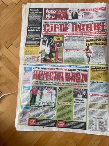 FOTOMAÇ GAZETESİ - 31 MAYIS 2012 - HAMİT CİMBOM'A HAYIRLI OLSUN - HAMİT ALTINTOP - UEFA; BEŞİKTAŞ, BURSA VE G.ANTEP'I AVRUPA KUPALARINDAN MEN ETTİ: KARA ÇARŞAMBA - ORMAN: CAS'A BAŞVURACAĞIZ - FIKRET ORMAN - BIÇAKÇI'NIN DEDİKLERİ ÇIKTI - LEVENT BIÇAKÇI - ESKİŞEHİR VE İSTANBUL BB, AVRUPA LİGİ'NE GİDECEK - MENAJER FATİH AKBABA, MAHKEMEDE BÖYLE SÖYLEDİ: 300 BİN DOLARI ELDEN ALDIM - FATİH AKBABA - ALPER POTUK - AZİZ YILDIRIM HASTANEYE YATIRILDI - AZİZ YILDIRIM - MEHMET EKİNCİ - ALİ KIRATLI - FENER ŞAMPİYON OLMASIN DİYE PAS VERMEDİM - ÜMİT KARAN - UYGUN: GİT SÖYLE, KAFALARINI KIRARIM - BÜLENT UYGUN - İLHAN EKŞİOĞLU - KENAN YARALI: AZİZ YILDIRIM BENİM ADIMA KREDİ ÇEKTİ - KANARYA'YA YENİ XAVI - BEÑAT ETXEBARRIA - SİNDİRİM VE DENGE BOZUKLUĞU - DR. PROF. METİN DENİZ - CRISTIAN BARONI - VALENCIA İLE FENER ARASINDA GİZLİ PROTOKOL - MEHMET TOPAL - HOLDEN İLE ANLAŞTILAR - ROLİN İÇİN ŞARTLARI ZORLARLAR - ALEXIS ROLÍN - UYURDURĞUNU SÖYLEDİ, SANA NASIL GÜVENELİM? - BAŞKAN EKİNCİ, İBRAHİM AKIN'I UYARDI