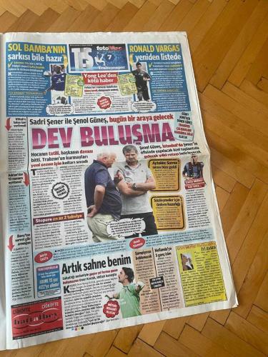 FOTOMAÇ GAZETESİ - 31 MAYIS 2012 - HAMİT CİMBOM'A HAYIRLI OLSUN - HAMİT ALTINTOP - UEFA; BEŞİKTAŞ, BURSA VE G.ANTEP'I AVRUPA KUPALARINDAN MEN ETTİ: KARA ÇARŞAMBA - ORMAN: CAS'A BAŞVURACAĞIZ - FIKRET ORMAN - BIÇAKÇI'NIN DEDİKLERİ ÇIKTI - LEVENT BIÇAKÇI - ESKİŞEHİR VE İSTANBUL BB, AVRUPA LİGİ'NE GİDECEK - MENAJER FATİH AKBABA, MAHKEMEDE BÖYLE SÖYLEDİ: 300 BİN DOLARI ELDEN ALDIM - FATİH AKBABA - ALPER POTUK - AZİZ YILDIRIM HASTANEYE YATIRILDI - AZİZ YILDIRIM - MEHMET EKİNCİ - ALİ KIRATLI - FENER ŞAMPİYON OLMASIN DİYE PAS VERMEDİM - ÜMİT KARAN - UYGUN: GİT SÖYLE, KAFALARINI KIRARIM - BÜLENT UYGUN - İLHAN EKŞİOĞLU - KENAN YARALI: AZİZ YILDIRIM BENİM ADIMA KREDİ ÇEKTİ - KANARYA'YA YENİ XAVI - BEÑAT ETXEBARRIA - SİNDİRİM VE DENGE BOZUKLUĞU - DR. PROF. METİN DENİZ - CRISTIAN BARONI - VALENCIA İLE FENER ARASINDA GİZLİ PROTOKOL - MEHMET TOPAL - HOLDEN İLE ANLAŞTILAR - ROLİN İÇİN ŞARTLARI ZORLARLAR - ALEXIS ROLÍN - UYURDURĞUNU SÖYLEDİ, SANA NASIL GÜVENELİM? - BAŞKAN EKİNCİ, İBRAHİM AKIN'I UYARDI