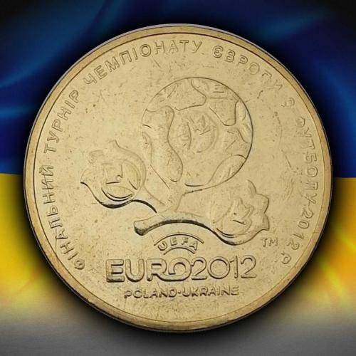 Ukrayna 2012 Yılı 1 Grivna Euro 2012 Ev Sahipliği ÇİL