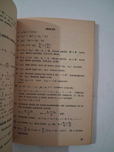 İki Aşamalı Üniversitelerarası Seçme Sınavına Hazırlama  LİSE I-II-III ( 1/2/3)  FORMÜLLER  ( Fizik, Kimya, Matematik )
