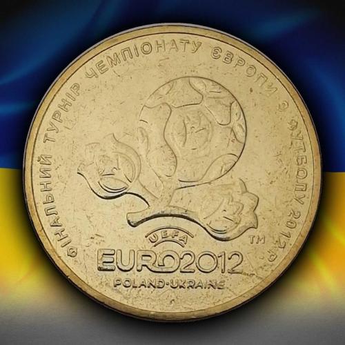 Ukrayna 2012 Yılı 1 Grivna Euro 2012 Ev Sahipliği ÇİL