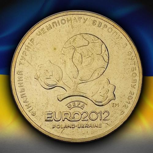 Ukrayna 2012 Yılı 1 Grivna Euro 2012 Ev Sahipliği ÇİL