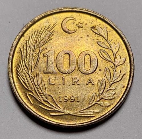 1991 100 LİRA ÇİL #831