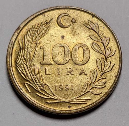 1991 100 LİRA ÇİL #832