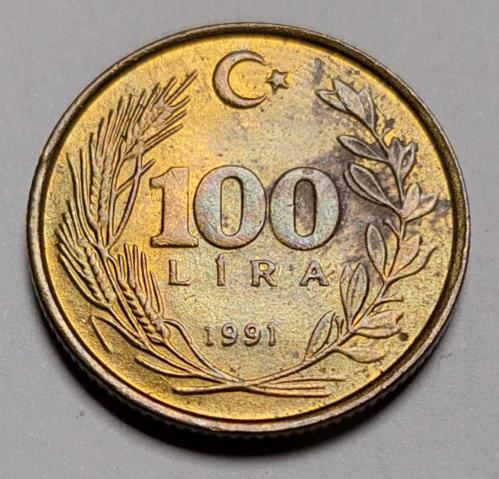 1991 100 LİRA ÇİL #833