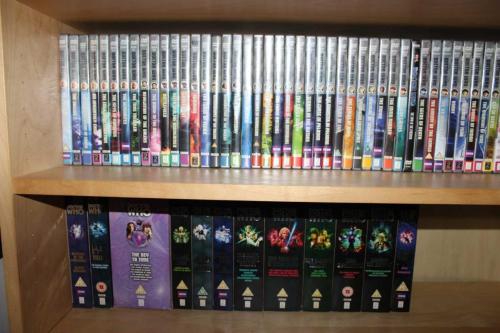 Doctor Who DVD arşivi (85 adet DVD) 1966 - 1989 arası filmler