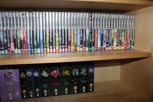 Doctor Who DVD arşivi (85 adet DVD) 1966 - 1989 arası filmler