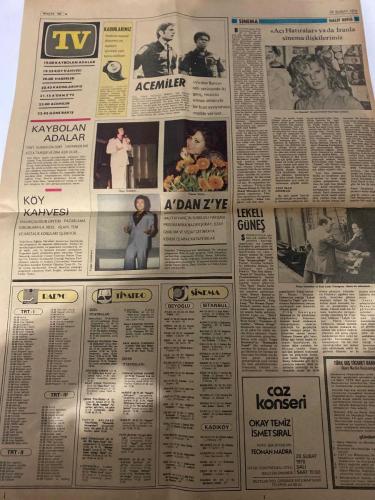 MİLLİYET GAZETESİ - DOĞUM GÜNÜ HEDİYESİ (TURKISH NEWSPAPPER) - 24 ŞUBAT 1978 - SADECE DÖRT SAYFADIR -Nihat Yolaç-Suavi Sualp-Bülent Arabacıoğlu-Salih Dilek-Sami Kohen-Abdi İpekçi-Hasan Özgüneş-Nevvare Demil-Moiz Uriel Adoni-Lazzaro Franco-Orhan Güner-Bülent Fevzioğlu-Ecevit-Halit Kıvanç-Nazan Şoray-Özay Gönlüm-Vedat Çetinkaya-Okay Temiz-İsmet Sıral-Teoman Madra-Buyrun beyim apartman fiyatına telefon-Telefon almayın telefon kulübesine yerleşin-Romantizm ölüyor millet durmadan gülüyor-GÜNDÜZ İNSAN GECE HIRT-ALLAHLIK ALİBEY-MARUF BEY-Ankara’da 10 yabancı heyet var-Kongre’deki Yunan lobisi çözülüyor-Demirel’in İpekçi’ye Yanıtı II-ÇOK ACI BİR KAYIP-BÜYÜK KAYBIMIZ-Diplomatik ilişkisi kesilen Kıbrıs Rumlarının elçisi ağladı-VEFAT-Oto ve hız yollarının yapımı hızlanacak-ABD heyeti ile yürütülen resmî görüşmeler bitti-Ecevit Libya ile ekonomik alanda karşılıklı yardımlaşmaya kararlıyız-THA’ya göre paranın değeri mark ve frank’a göre yeniden ayarlanacak-Muhalefetin Ofsayt Golü-MİT görevlisi Sayı