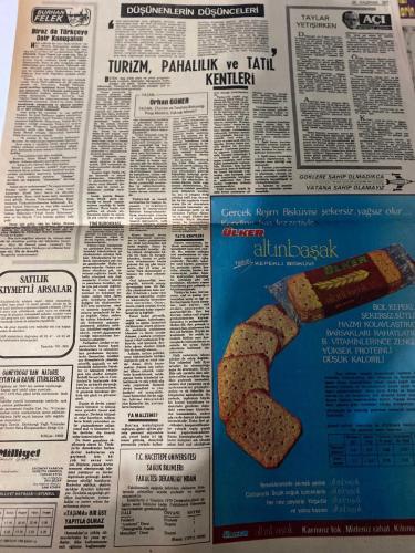 MİLLİYET GAZETESİ - DOĞUM GÜNÜ HEDİYESİ (TURKISH NEWSPAPPER) - 29 HAZİRAN 1979 - SADECE DÖRT SAYFADIR -Ataöv-Müezzinoğlu-Burhan Felek-Orhan Güner-Sami Kohen-Hamdi Özer-Atilla Onuk-Tekin Erer-İlhan Geçer-Mustafa Özkan-OPEC HAM PETROLE %35 ZAM YAPTI-Meclis’te tatilden önceki son toplantıda da çoğunluk olmadı-Müezzinoğlu Tüm ülkelerle işbirliğini amaçlıyoruz-Çay bahçesinde 2 patlama oldu 1 ölü 17 de yaralı var-GEMİDEN GEMİYE KAÇAKÇILIK-TURİZM PAHALILIK ve TATİL KENTLERİ-Taylar yetişirken acı-CHP Doğu’ya bir çivi çakmadı-Manisalılar evlerine kapandı-TRT’de rejim ve kanun dışı yayınlar had safhaya ulaştı-OPEC üyeleri ham petrole zam yaptı-Yapılan asılsız bomba ihbarları yüzünden millet sokağa dökülünce işler aksıyor-Bakırköy halkevi infilakına solcuların yanında bulunan bombanın patlaması yol açtı-Günün Akisleri-ATATÜRK’ÜN CHP’Sİ-Fikir Meydanı-Kültür Bakanlığının bir kitabı-Karşıt görüş nerede-TOLGA-bir tatlı yaşam-Pancar üreticisi tatmin edilmezse şeker ithali zorunda kalacağız
