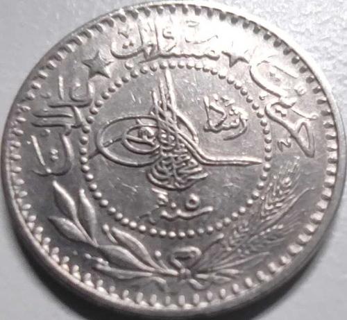 Osmanlı İmparatorluğu 1327/5 - 10 Para - Çil - Sultan Reşad 5. Cülüs Nikel Para, Kapamasında