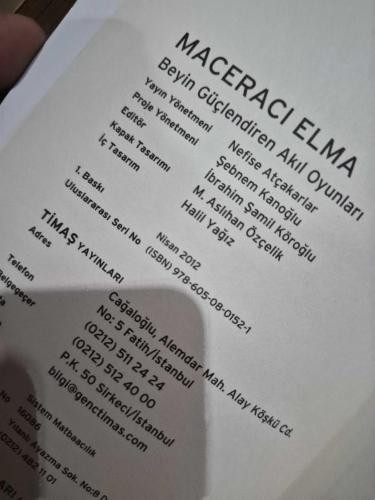 Maceracı Elma Beyin Güçlendiren Akıl Oyunları