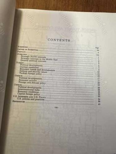 U.S. Interests in The Eastern Mediterranean : Turkey, Greece, and Cyprus : Report 98th Congress 1st Sension Committe Print