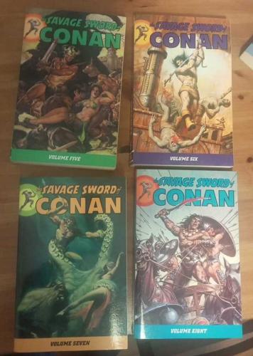 THE SAVAGE SWORD OF CONAN vol. 1-13 (İngilizce, açıklamayı okuyunuz)