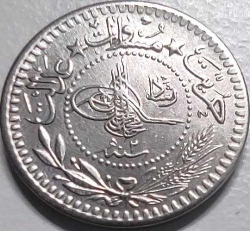 Osmanlı İmparatorluğu 1327/2 - 5 Para - Çil - V. Mehmet Reşad 2. Cülüs Nikel Para, Nadirlik 