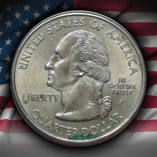 ABD 2002 Yılı ¼ Dolar Tenessee ÇİL (-)