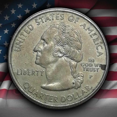 ABD 2004 Yılı ¼ Dolar Florida ÇİL (-)