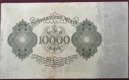 Almanya 10.000 Mark 1922. ÇÇT. Büyük Boy