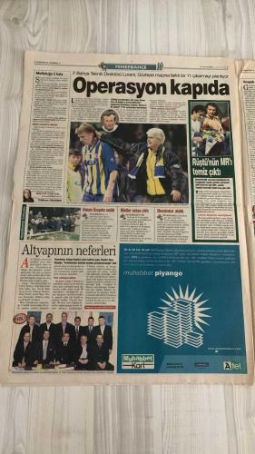 FOTOMAÇ SPOR GAZETESİ - TURKISH NEWSPAPER - DOĞUM GÜNÜ HEDİYESİ  - EKSİKSİZ TAM TAKIM GAZETE -3 NİSAN 2002 ÇARŞAMBA  ÖZHAN CANAYDIN - ALİ SAMİ YEN - ŞÜKRÜ ERGÜN - DERYA TAŞDELEN - MUSTAFA SANGÜL - FAHRİYE YEN - ERKAN KOYUNCU - SÜLEYMAN AYDOĞDU - ORHAN ÇAVUŞOĞLU - TARKAN - BURAK ELMAS - ÖZER SARAÇOĞLU - LUCESCU - MONDRAGON - BÜLENT KORKMAZ - BERKANT - AYHAN - EMRE - YAŞAR YALÇIN - ERGÜN - PEREZ - CAPONE - VICTORIANO - SÜLEYMAN GÖLTEKİN - CENGİZ TOKGÖZ - VICKI HALL - MUSTAFA YOGHUN - TAYFUN BAYINDIR - AHMET KANDEMİR  GALATASARAY VEFA - TARAFTAR - SPOR SEVGİ BARIŞ VE DOSTLUK - 9 PUANA 20 BİN DOLAR PRİM - TRABZONLULAR KARŞILADI - ALEYHTE TEZAHÜRAT - ÖZGÜRLÜK İÇİMİZDE - ELMAŞ-SARAÇOĞLU BASTIRDI - GOL İDMANI - CEZA SINIRI - ERGÜN VE PEREZ SEVİNCİ - AIDS TESTİ ŞARTI - POTADA ÇİN’İ KATLADIK - FENERBAHÇE’DE VICKI HALL - ROMANYA AĞIR GELDİ - FİLEDE PLAY-OFF - KANARYA FATİHİ KARTAL - ALTIN KARMA - VOLEYBOLUN DUAYENİ CENGİZ TOKGÖZ  GALATASARAY - TRABZONSPOR - SAMSUNSPOR - İSTANBULSPOR - FENERBAHÇE