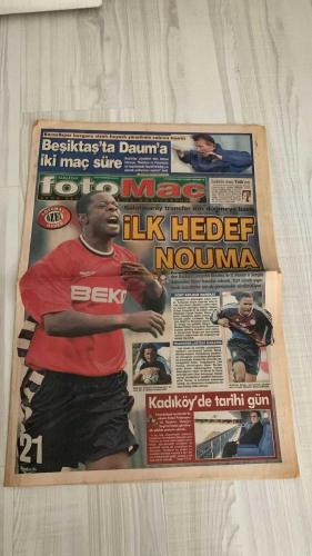 FOTOMAÇ SPOR GAZETESİ - TURKISH NEWSPAPER - DOĞUM GÜNÜ HEDİYESİ  - EKSİKSİZ TAM TAKIM GAZETE -5 NİSAN 2002 CUMA  AZİZ YILDIRIM - HALUK ULUSOY - WERNER LORANT - MUSTAFA DENİZLİ - CEYHUN - RÜŞTÜ - OGÜN - FERUDUN NİĞDELİOĞLU - KENAN ONUK - SERGİO - ADEM - CEM KARACA - ALPER - ENDER - TUNCAY - ALTAN - MURAT - OKAN - DAUM - BİLGİLİ  TARAFTAR - TARAFTAR AYAKTA - YÖNETİMDEN TAKIMA MORAL - 5 MAÇI KİM KAYBETTİ - ANTRENÖRE RAĞMEN - DURAN TOP ANTRENMANI - CEYHUN FORMAYI KAPTI - TEK PUAN BİLE KAYBEDEMEYİZ - BAZEN GEVŞİYORUZ - LORANT’A MARSİLYA İLGİSİ - BEŞİKTAŞ’TA DAUM’A İKİ MAÇ SÜRE - KADIKÖY’DE TARİHİ GÜN - GALATASARAY TRANSFER LİSTESİ  FENERBAHÇE - GÖZTEPE - GENÇLERBİRLİĞİ - GALATASARAY - TRABZONSPOR - SAMSUNSPOR - ANKARAGÜCÜ - KOCAELİSPOR - MALATYASPOR - YOZGATSPOR - DENİZLİSPOR - BURSASPOR - SAKARYASPOR - ADANASPOR
