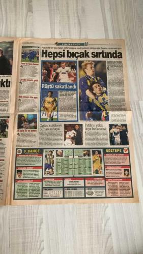 FOTOMAÇ SPOR GAZETESİ - TURKISH NEWSPAPER - DOĞUM GÜNÜ HEDİYESİ  - EKSİKSİZ TAM TAKIM GAZETE -5 NİSAN 2002 CUMA  AZİZ YILDIRIM - HALUK ULUSOY - WERNER LORANT - MUSTAFA DENİZLİ - CEYHUN - RÜŞTÜ - OGÜN - FERUDUN NİĞDELİOĞLU - KENAN ONUK - SERGİO - ADEM - CEM KARACA - ALPER - ENDER - TUNCAY - ALTAN - MURAT - OKAN - DAUM - BİLGİLİ  TARAFTAR - TARAFTAR AYAKTA - YÖNETİMDEN TAKIMA MORAL - 5 MAÇI KİM KAYBETTİ - ANTRENÖRE RAĞMEN - DURAN TOP ANTRENMANI - CEYHUN FORMAYI KAPTI - TEK PUAN BİLE KAYBEDEMEYİZ - BAZEN GEVŞİYORUZ - LORANT’A MARSİLYA İLGİSİ - BEŞİKTAŞ’TA DAUM’A İKİ MAÇ SÜRE - KADIKÖY’DE TARİHİ GÜN - GALATASARAY TRANSFER LİSTESİ  FENERBAHÇE - GÖZTEPE - GENÇLERBİRLİĞİ - GALATASARAY - TRABZONSPOR - SAMSUNSPOR - ANKARAGÜCÜ - KOCAELİSPOR - MALATYASPOR - YOZGATSPOR - DENİZLİSPOR - BURSASPOR - SAKARYASPOR - ADANASPOR
