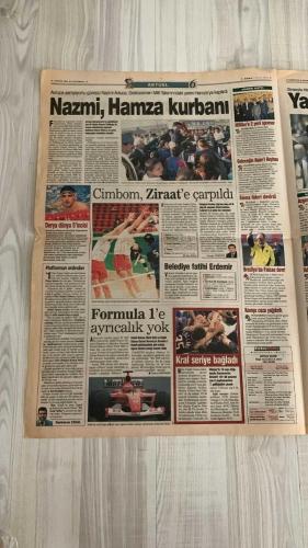 FOTOMAÇ SPOR GAZETESİ - TURKISH NEWSPAPER - DOĞUM GÜNÜ HEDİYESİ  - EKSİKSİZ TAM TAKIM GAZETE -5 NİSAN 2002 CUMA  AZİZ YILDIRIM - HALUK ULUSOY - WERNER LORANT - MUSTAFA DENİZLİ - CEYHUN - RÜŞTÜ - OGÜN - FERUDUN NİĞDELİOĞLU - KENAN ONUK - SERGİO - ADEM - CEM KARACA - ALPER - ENDER - TUNCAY - ALTAN - MURAT - OKAN - DAUM - BİLGİLİ  TARAFTAR - TARAFTAR AYAKTA - YÖNETİMDEN TAKIMA MORAL - 5 MAÇI KİM KAYBETTİ - ANTRENÖRE RAĞMEN - DURAN TOP ANTRENMANI - CEYHUN FORMAYI KAPTI - TEK PUAN BİLE KAYBEDEMEYİZ - BAZEN GEVŞİYORUZ - LORANT’A MARSİLYA İLGİSİ - BEŞİKTAŞ’TA DAUM’A İKİ MAÇ SÜRE - KADIKÖY’DE TARİHİ GÜN - GALATASARAY TRANSFER LİSTESİ  FENERBAHÇE - GÖZTEPE - GENÇLERBİRLİĞİ - GALATASARAY - TRABZONSPOR - SAMSUNSPOR - ANKARAGÜCÜ - KOCAELİSPOR - MALATYASPOR - YOZGATSPOR - DENİZLİSPOR - BURSASPOR - SAKARYASPOR - ADANASPOR