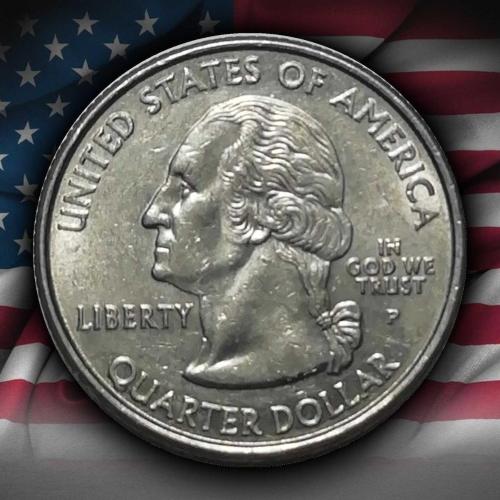 ABD 2001 Yılı ¼ Dolar New York ÇİL