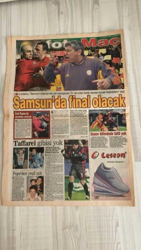 FOTOMAÇ SPOR GAZETESİ - TURKISH NEWSPAPER - DOĞUM GÜNÜ HEDİYESİ  - EKSİKSİZ TAM TAKIM GAZETE -6 NİSAN 2002 CUMARTESİ  REVIVO - ANDERSSON - CEYHUN - CUMHUR - HAYDAR PINARCI - FEHMİ ÖZGÜLER - ÜMİT KARAN - LUCESCU - TAFFAREL - MONDRAGON - SIMOVIC - YOGAR YALÇIN - NEJAT ERSİN - HASAN SAYDAM - DAUM - ERMAN - AHMET - AZİZ YILDIRIM - HALUK ULUSOY  TARAFTAR - İŞTE FUTBOL İŞTE FENER - YAĞMURLA COŞTULAR - SAMSUN’DA FİNAL OLACAK - TAFFAREL GİBİSİ YOK - SEZON BİTİMİNDE TATİL YOK - HEYECAN KASIRGASI - DARDANEL GÖZDAĞI VERDİ - CUDİ ZİNCİRİ KIRACAK - K.MARAŞ TARİHE GEÇTİ - HOPA HAKEME TAKTI - ÇEKMEKÖY FİNALDE - LİDER ALTAY BAŞKENT’TE - KÜÇÜKKÖY ÇIKIŞI BULDU - SAPANCASPOR’UN VAROLMA SAVAŞI - BEŞİKTAŞ BEYAZ BAYRAK  FENERBAHÇE - GÖZTEPE - GENÇLERBİRLİĞİ - GALATASARAY - SAMSUNSPOR - TRABZONSPOR - ANKARAGÜCÜ - MALATYASPOR - ANTALYASPOR - YOZGATSPOR - BURSASPOR - DENİZLİSPOR - SAKARYASPOR - ADANASPOR - ERZURUMSPOR - DARDANELSPOR - K.MARAŞSPOR - HOPA - ÇEKMEKÖYSPOR - DEMİRSPOR - ALTAY - BATMAN PETROLSPOR -