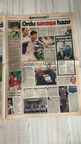 FOTOMAÇ SPOR GAZETESİ - TURKISH NEWSPAPER - DOĞUM GÜNÜ HEDİYESİ  - EKSİKSİZ TAM TAKIM GAZETE -6 NİSAN 2002 CUMARTESİ  REVIVO - ANDERSSON - CEYHUN - CUMHUR - HAYDAR PINARCI - FEHMİ ÖZGÜLER - ÜMİT KARAN - LUCESCU - TAFFAREL - MONDRAGON - SIMOVIC - YOGAR YALÇIN - NEJAT ERSİN - HASAN SAYDAM - DAUM - ERMAN - AHMET - AZİZ YILDIRIM - HALUK ULUSOY  TARAFTAR - İŞTE FUTBOL İŞTE FENER - YAĞMURLA COŞTULAR - SAMSUN’DA FİNAL OLACAK - TAFFAREL GİBİSİ YOK - SEZON BİTİMİNDE TATİL YOK - HEYECAN KASIRGASI - DARDANEL GÖZDAĞI VERDİ - CUDİ ZİNCİRİ KIRACAK - K.MARAŞ TARİHE GEÇTİ - HOPA HAKEME TAKTI - ÇEKMEKÖY FİNALDE - LİDER ALTAY BAŞKENT’TE - KÜÇÜKKÖY ÇIKIŞI BULDU - SAPANCASPOR’UN VAROLMA SAVAŞI - BEŞİKTAŞ BEYAZ BAYRAK  FENERBAHÇE - GÖZTEPE - GENÇLERBİRLİĞİ - GALATASARAY - SAMSUNSPOR - TRABZONSPOR - ANKARAGÜCÜ - MALATYASPOR - ANTALYASPOR - YOZGATSPOR - BURSASPOR - DENİZLİSPOR - SAKARYASPOR - ADANASPOR - ERZURUMSPOR - DARDANELSPOR - K.MARAŞSPOR - HOPA - ÇEKMEKÖYSPOR - DEMİRSPOR - ALTAY - BATMAN PETROLSPOR -