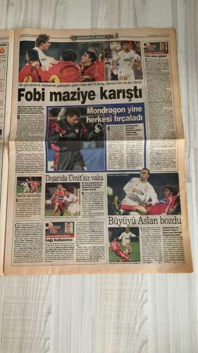 FOTOMAÇ SPOR GAZETESİ - TURKISH NEWSPAPER - DOĞUM GÜNÜ HEDİYESİ  - EKSİKSİZ TAM TAKIM GAZETE -8 NİSAN 2002 PAZARTESİ  RADU - MEHMET - ENVER - AYHAN - TÜMER - İLHAN - İBRAHİM - AHMET DURSUN - STAVRUM - EMRE - NECİP OLGUN - SERDAR BİLGİLİ - TURGAY CİNER - ZAFER YILDIRIM - NEVZAT DEMİR - AFFAN KEÇECİ - VAHAP HACIOĞLU - CHRISTOPH DAUM - CARLOS - RONALDO  CİMBOM’UN ALTIN YEDEĞİ - RADU VAR DELDİ - TEK KALE OYNADILAR - TÜMER VURDU KARTAL UÇTU - FORVET SUSKUN KALDI - SİSTEM AYNI DİZİLİŞ FARKLI - DAUM YOLU YARILADI - MAÇIN ADAMI TÜMER - SEN BURADA MIYDIN? - SONUNU ZOR GETİRDİ - MALATYA TARİHİ BİR GÜN YAŞADI - YARIŞA DEVAM  GALATASARAY - SAMSUNSPOR - BEŞİKTAŞ - MALATYASPOR - ANTALYASPOR - TRABZONSPOR - KOCAELİSPOR - ANKARAGÜCÜ - YOZGATSPOR - İSTANBULSPOR - DENİZLİSPOR - DİYARBAKIRSPOR - ÇAYKUR RİZESPOR - BURSASPOR - GAZİANTEPSPORRADU - HAKAN ŞÜKÜR - ENVER - AYHAN - TÜMER - İLHAN - İBRAHİM - AHMET DURSUN - STAVRUM - SERDAR BİLGİLİ - TURGAY CİNER - ZAFER YILDIRIM - NEVZAT DEMİR - AFFAN KEÇECİ - VA