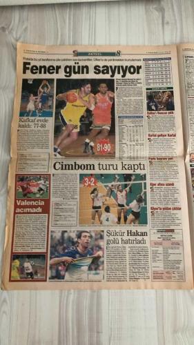 FOTOMAÇ SPOR GAZETESİ - TURKISH NEWSPAPER - DOĞUM GÜNÜ HEDİYESİ  - EKSİKSİZ TAM TAKIM GAZETE -8 NİSAN 2002 PAZARTESİ  RADU - MEHMET - ENVER - AYHAN - TÜMER - İLHAN - İBRAHİM - AHMET DURSUN - STAVRUM - EMRE - NECİP OLGUN - SERDAR BİLGİLİ - TURGAY CİNER - ZAFER YILDIRIM - NEVZAT DEMİR - AFFAN KEÇECİ - VAHAP HACIOĞLU - CHRISTOPH DAUM - CARLOS - RONALDO  CİMBOM’UN ALTIN YEDEĞİ - RADU VAR DELDİ - TEK KALE OYNADILAR - TÜMER VURDU KARTAL UÇTU - FORVET SUSKUN KALDI - SİSTEM AYNI DİZİLİŞ FARKLI - DAUM YOLU YARILADI - MAÇIN ADAMI TÜMER - SEN BURADA MIYDIN? - SONUNU ZOR GETİRDİ - MALATYA TARİHİ BİR GÜN YAŞADI - YARIŞA DEVAM  GALATASARAY - SAMSUNSPOR - BEŞİKTAŞ - MALATYASPOR - ANTALYASPOR - TRABZONSPOR - KOCAELİSPOR - ANKARAGÜCÜ - YOZGATSPOR - İSTANBULSPOR - DENİZLİSPOR - DİYARBAKIRSPOR - ÇAYKUR RİZESPOR - BURSASPOR - GAZİANTEPSPORRADU - HAKAN ŞÜKÜR - ENVER - AYHAN - TÜMER - İLHAN - İBRAHİM - AHMET DURSUN - STAVRUM - SERDAR BİLGİLİ - TURGAY CİNER - ZAFER YILDIRIM - NEVZAT DEMİR - AFFAN KEÇECİ - VA