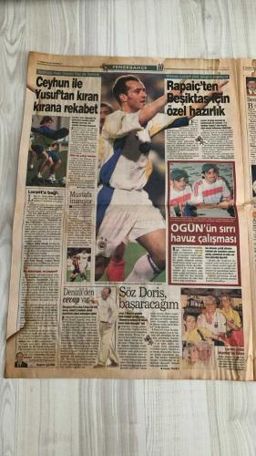 FOTOMAÇ SPOR GAZETESİ - TURKISH NEWSPAPER - DOĞUM GÜNÜ HEDİYESİ  - EKSİKSİZ TAM TAKIM GAZETE -9 NİSAN 2002 SALI  SERDAR BİLGİLİ - TAYFUR - İLHAN MANSIZ - AHMET DURSUN - STAVRUM - ERMAN - İBRAHİM - AHMET YILDIRIM - KHLESTOV - NECİP OLGUN - METİN TOKAT - AZİZ YILDIRIM - SÜLOTTİN SARAN - WERNER LORANT - WASHINGTON - RADU NICULESCU - LUCESCU - YAŞAR YALÇIN - HİDO - VAHAP HACIOĞLU  BİLGİLİ’NİN GÖVDE GÖSTERİSİ - İNÖNÜ FOBİSİ BİTECEK - NEREDEYDİN KHLESTOV - BİLETLERE YOĞUN İLGİ - TAYFUR’UN MESAJI - AHMET TEKMELERDEN ŞİKAYETÇİ - FAVORİ METİN TOKAT - OLAYLAR CAN SIKTI - YILDIRIM OPERASYON - BEDAVA KAHRAMAN RADU - TRABZON TOZ-DUMAN - HİDO’DAN 15 SAYI - 4 HAFTAM DAHA VAR - KONYA HAVAYA GİRDİ - GÜMRÜK’TE SALDIRI - ALTIN KARMA - DADAŞLAR YENİLGİ YÜZÜ GÖRMEDİ  BEŞİKTAŞ - FENERBAHÇE - GALATASARAY - MALATYASPOR - KOCAELİSPOR - ANKARAGÜCÜ - YOZGATSPOR - İSTANBULSPOR - ANTALYASPOR - TRABZONSPOR - SİVASSPOR - SAKARYASPOR - SEBATSPOR - JETPA - ERZURUMSPOR - DARDANELSPOR - KAYSERİSPOR - B.B. ANKARASPOR - İ