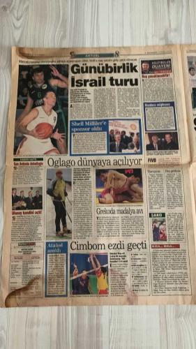 FOTOMAÇ SPOR GAZETESİ - TURKISH NEWSPAPER - DOĞUM GÜNÜ HEDİYESİ  - EKSİKSİZ TAM TAKIM GAZETE -9 NİSAN 2002 SALI  EROL ERSOY - AZİZ YILDIRIM - WERNER LORANT - SİNAN ENGİN - TAYFUR - TÜMER - İLHAN MANSIZ - AHMET DURSUN - STAVRUM - ERMAN - İBRAHİM - KHLESTOV - BURAK ELMAS - ÖZER SARAÇOĞLU - RADU NICULESCU - LUCESCU - YAŞAR YALÇIN - YILDIRIM DEMİRÖREN - MUSTAFA DENİZLİ - ASPER - MYHRE - VAHAP HACIOĞLU  YILDIRIM’IN ZAFER GÜNÜ - PARANIN NE ÖNEMİ VAR - MOTİVASYONU PAZAR AKŞAMI GÖRÜŞÜRÜZ - FORMÜL CEBİMDE - İNÖNÜ FOBİSİ BİTECEK - NEREDEYDİN KHLESTOV - BİLETLERE YOĞUN İLGİ - AHMET TEKMELERDEN ŞİKAYETÇİ - YILDIZ SAVAŞLARI BİTMİYOR - PARA İÇİN GELMEDİM - EMRE’NİN YOKLUĞU TAŞLARI OYNATTI - GALATASARAY’DA GENÇLİK AŞISI - ÜMİT KARAN’A UEFA’DAN AF - ASLAN SABIRLI OLACAK - BİLETLER KARABORSA - BEŞİKTAŞ’LA GÖRÜŞMEDİM - FENER’İ FARKLI YENECEĞİZ - TEDBİRLER ARTTIRILMALI - ASPER GİDİYOR - ÜMRANİYE’DE TAKTİK İDMANI - DEMİRÖREN’DEN AÇIK ÇEK - YÖNETİMDEN MORAL YEMEĞİ  GALATASARAY - SAMSUNSPOR - BEŞİKTAŞ - FEN
