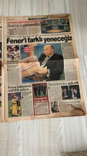 FOTOMAÇ SPOR GAZETESİ - TURKISH NEWSPAPER - DOĞUM GÜNÜ HEDİYESİ  - EKSİKSİZ TAM TAKIM GAZETE -9 NİSAN 2002 SALI  EROL ERSOY - AZİZ YILDIRIM - WERNER LORANT - SİNAN ENGİN - TAYFUR - TÜMER - İLHAN MANSIZ - AHMET DURSUN - STAVRUM - ERMAN - İBRAHİM - KHLESTOV - BURAK ELMAS - ÖZER SARAÇOĞLU - RADU NICULESCU - LUCESCU - YAŞAR YALÇIN - YILDIRIM DEMİRÖREN - MUSTAFA DENİZLİ - ASPER - MYHRE - VAHAP HACIOĞLU  YILDIRIM’IN ZAFER GÜNÜ - PARANIN NE ÖNEMİ VAR - MOTİVASYONU PAZAR AKŞAMI GÖRÜŞÜRÜZ - FORMÜL CEBİMDE - İNÖNÜ FOBİSİ BİTECEK - NEREDEYDİN KHLESTOV - BİLETLERE YOĞUN İLGİ - AHMET TEKMELERDEN ŞİKAYETÇİ - YILDIZ SAVAŞLARI BİTMİYOR - PARA İÇİN GELMEDİM - EMRE’NİN YOKLUĞU TAŞLARI OYNATTI - GALATASARAY’DA GENÇLİK AŞISI - ÜMİT KARAN’A UEFA’DAN AF - ASLAN SABIRLI OLACAK - BİLETLER KARABORSA - BEŞİKTAŞ’LA GÖRÜŞMEDİM - FENER’İ FARKLI YENECEĞİZ - TEDBİRLER ARTTIRILMALI - ASPER GİDİYOR - ÜMRANİYE’DE TAKTİK İDMANI - DEMİRÖREN’DEN AÇIK ÇEK - YÖNETİMDEN MORAL YEMEĞİ  GALATASARAY - SAMSUNSPOR - BEŞİKTAŞ - FEN