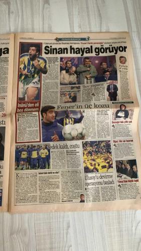 FOTOMAÇ SPOR GAZETESİ - TURKISH NEWSPAPER - DOĞUM GÜNÜ HEDİYESİ  - EKSİKSİZ TAM TAKIM GAZETE -11 NİSAN 2002 PERŞEMBE  AYKUT KOCAMAN - OĞUZ ÇETİN - AZİZ YILDIRIM - SİNAN ENGİN - LUCESCU - BERKANT - FLEURQUIN - SERKAN ÜNLÜ - LEVENT TUZEMEN - HASAN ŞAŞ - WERNER LORANT - RAP RAP - HAKAN ŞÜKÜR - TUNCAY ŞANLI - NİHAT KAHVECİ - ÜMİT KARAN - HİDAYET TÜRKOĞLU - TUGAY KERİMOĞLU - HAKAN ÜNSAL  G.SARAYLILAR’A SÜPER POSTER - FENERLİLER AYKUT VE OĞUZ’A GÜVENİYOR - KADER DERBİSİ - YILDIRIM VE ENGİN’DEN 20 MİLYARLIK ARABA İDDİASI - CİMBOM ÇOK GERGİN - BERKANT VE FLEURQUIN YUMRUKLAŞTI - TRABZON’DA YANLIŞ ÇOK - ÜLKER MACCABI TEL AVİV’E GİTMİYOR - DERBİ KİTAPÇIĞI - RAP RAP DÖKTÜRDÜ - SİNAN ENGİN: ÇİMLERE GÖMÜN - HASAN ŞAŞ POSTERİ - EFES PİLSEN URAL GREAT PERM’İ YENDİ - ÜLKER İSRAİL’E GİTMİYOR - SACRAMENTO GEÇİLMEZ - TMOK ÖZEL ÖDÜLLERİ - BLACKBURN CHELSEA İLE BERABERE  GALATASARAY - FENERBAHÇE - BEŞİKTAŞ - TRABZONSPOR - İSTANBULSPOR - MACCABI TEL AVİV - ULKER - EFES PİLSEN - URAL GREAT PERM - SIENA - HAPO