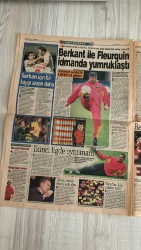 FOTOMAÇ SPOR GAZETESİ - TURKISH NEWSPAPER - DOĞUM GÜNÜ HEDİYESİ  - EKSİKSİZ TAM TAKIM GAZETE -11 NİSAN 2002 PERŞEMBE  AYKUT KOCAMAN - OĞUZ ÇETİN - AZİZ YILDIRIM - SİNAN ENGİN - LUCESCU - BERKANT - FLEURQUIN - SERKAN ÜNLÜ - LEVENT TUZEMEN - HASAN ŞAŞ - WERNER LORANT - RAP RAP - HAKAN ŞÜKÜR - TUNCAY ŞANLI - NİHAT KAHVECİ - ÜMİT KARAN - HİDAYET TÜRKOĞLU - TUGAY KERİMOĞLU - HAKAN ÜNSAL  G.SARAYLILAR’A SÜPER POSTER - FENERLİLER AYKUT VE OĞUZ’A GÜVENİYOR - KADER DERBİSİ - YILDIRIM VE ENGİN’DEN 20 MİLYARLIK ARABA İDDİASI - CİMBOM ÇOK GERGİN - BERKANT VE FLEURQUIN YUMRUKLAŞTI - TRABZON’DA YANLIŞ ÇOK - ÜLKER MACCABI TEL AVİV’E GİTMİYOR - DERBİ KİTAPÇIĞI - RAP RAP DÖKTÜRDÜ - SİNAN ENGİN: ÇİMLERE GÖMÜN - HASAN ŞAŞ POSTERİ - EFES PİLSEN URAL GREAT PERM’İ YENDİ - ÜLKER İSRAİL’E GİTMİYOR - SACRAMENTO GEÇİLMEZ - TMOK ÖZEL ÖDÜLLERİ - BLACKBURN CHELSEA İLE BERABERE  GALATASARAY - FENERBAHÇE - BEŞİKTAŞ - TRABZONSPOR - İSTANBULSPOR - MACCABI TEL AVİV - ULKER - EFES PİLSEN - URAL GREAT PERM - SIENA - HAPO