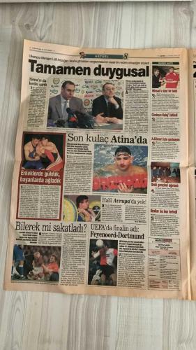 FOTOMAÇ SPOR GAZETESİ - TURKISH NEWSPAPER - DOĞUM GÜNÜ HEDİYESİ  - EKSİKSİZ TAM TAKIM GAZETE -12 NİSAN 2002 CUMA  CHRISTOPH DAUM - WERNER LORANT - AZİZ YILDIRIM - SİNAN ENGİN - MUHİTTİN BOŞAT - AHMET DURSUN - JOHNSON - ANDERSSON - TAYFUR HAVUTÇU - LUCESCU - HASAN ŞAŞ - SUAT - BERKANT - FLEURQUIN - CANAYDIN - SEMİH HAZNEDAROĞLU - SERHAN KURTULMAN - LÜTFİ ARIBOĞAN - HAZNEDAROĞLU - HAZNEDAROĞLU KADROSU - HAZNEDAROĞLU SEÇİMİ - FİKRET ÜNLÜ - HİDAYET TÜRKOĞLU - TUGAY KERİMOĞLU - HAKAN ÜNSAL  ALMANLAR FENER DEDİ - EN İYİ TAKIM GALATASARAY - DAUM KAYBEDERSE BİTER - SÜPER DERBİYE SÜPER KİTAPÇIK - RONALDO MÜJDESİ - CEYHUN OYNUYOR - 20 MİLYAR KAVGASI - KADER DERBİSİ - MUHİTTİN BOŞAT DERBİYİ YÖNETECEK - G.SARAY’DA HASAN TAMAM, SUAT ZOR - LAY LAY LOM CANSUN - GALATASARAY’DA BORÇ GERÇEĞİ 54 MİLYON DOLAR - HAZNEDAROĞLU SEÇİMİ KAZANDI - FLEURQUIN: GERGİNİZ - AMATÖR ŞUBELERE DESTEK ARAYIŞI - ÜLKER İSRAİL’E GİTMİYOR - EFES PİLSEN URAL GREAT PERM’İ YENDİ - SACRAMENTO KINGS SERİYİ 9’A ÇIKARDI - TMOK ÖZEL