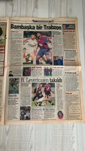 FOTOMAÇ SPOR GAZETESİ - TURKISH NEWSPAPER - DOĞUM GÜNÜ HEDİYESİ  - EKSİKSİZ TAM TAKIM GAZETE -14 NİSAN 2002 PAZAR  AYKUT KOCAMAN - OĞUZ ÇETİN - AZİZ YILDIRIM - SİNAN ENGİN - MUHİTTİN BOŞAT - AHMET DURSUN - JOHNSON - ANDERSSON - TAYFUR HAVUTÇU - LUCESCU - HASAN ŞAŞ - SUAT - BERKANT - FLEURQUIN - CANAYDIN - SEMİH HAZNEDAROĞLU - HİDAYET TÜRKOĞLU - TUGAY KERİMOĞLU - HAKAN ÜNSAL - TUNCAY ŞANLI - ARİF ERDEM - SAFFET - ORHAN ERDEMİR  KADER DERBİSİ - ALMANLAR FENER DEDİ - EN İYİ TAKIM GALATASARAY - DAUM KAYBEDERSE BİTER - SÜPER DERBİYE SÜPER KİTAPÇIK - RONALDO MÜJDESİ - CEYHUN OYNUYOR - 20 MİLYAR KAVGASI - MUHİTTİN BOŞAT DERBİYİ YÖNETECEK - G.SARAY’DA HASAN TAMAM, SUAT ZOR - LAY LAY LOM CANSUN - GALATASARAY’DA BORÇ GERÇEĞİ 54 MİLYON DOLAR - HAZNEDAROĞLU SEÇİMİ KAZANDI - FLEURQUIN: GERGİNİZ - ÜLKER İSRAİL’E GİTMİYOR - EFES PİLSEN URAL GREAT PERM’İ YENDİ - SACRAMENTO KINGS SERİYİ 9’A ÇIKARDI - TMOK ÖZEL ÖDÜLLERİ - BLACKBURN CHELSEA İLE BERABERE - G.SARAY İSTANBULSPOR’U 2-0 YENDİ - İNÖNÜ’DE SON D