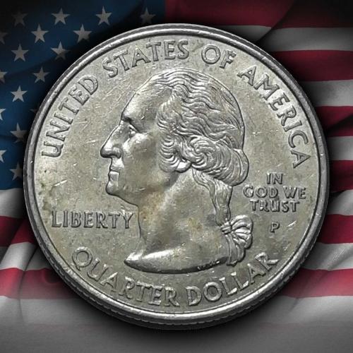 ABD 2005 Yılı ¼ Dolar California ÇİL