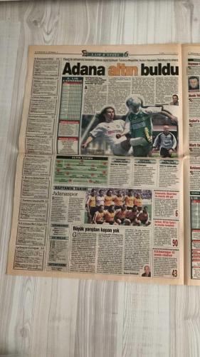 FOTOMAÇ SPOR GAZETESİ - TURKISH NEWSPAPER - DOĞUM GÜNÜ HEDİYESİ  - EKSİKSİZ TAM TAKIM GAZETE -16 NİSAN 2002 SALI  SERDAR BİLGİLİ - AZİZ YILDIRIM - HALUK ULUSOY - MUHİTTİN BOŞAT - ORHAN ERDEMİR - ABDURRAHİM ALBAYRAK - AYŞE HATUN ONAL - ÜMİT DAVALA - BÜLENT YAVUZ - NİHAT ÖZDEMİR - YILDIRIM DEMİRÖREN - METE DÜREN - KIVANÇ OKAY - CEM BİLGE - SİNAN ENGİN  BEŞİKTAŞ İSYANDA - SERDAR BİLGİLİ’DEN FEDERASYONA SERT ÇIKIŞ - “EMEĞİMİZ GASP EDİLDİ” - ULUSOY YÖNETİMİNE REZALET TEPKİSİ - ERDEMİR VE BOŞAT’IN HAKEMLİKLERİ BİTTİ - YAVUZ’UN AÇIKLAMASI - ULUSOY’DAN YILDIRIM’A SKANDAL MEKTUP - AYŞE HATUN ONAL İLE ALBAYRAK GECEDE - HER YERDE OLAY VAR - SİNAN ENGİN SEZON SONU BIRAKIYOR - BEŞİKTAŞ’IN ŞAMPİYONLAR LİGİ UMUDU TÜKENDİ - FEDERASYONUN KARARLARI TÜRK FUTBOLUNU KAOSA SÜRÜKLÜYOR  FENERBAHÇE - BEŞİKTAŞ - GALATASARAY - TRABZONSPOR - İSTANBULSPOR - MHK - DİYARBAKIRSPOR - BURSASPOR - ÇAYKUR RİZE - MALATYASPOR - ANTALYASPOR