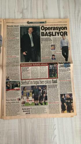 FOTOMAÇ SPOR GAZETESİ - TURKISH NEWSPAPER - DOĞUM GÜNÜ HEDİYESİ  - EKSİKSİZ TAM TAKIM GAZETE -17 NİSAN 2002 ÇARŞAMBA  HALUK ULUSOY - BÜLENT YAVUZ - SERDAR ÇAKIR - SERDAR BİLGİLİ - AZİZ YILDIRIM - YILDIRIM DEMİRÖREN - ABDURRAHİM ALBAYRAK - AYŞE HATUN ONAL - ÜMİT DAVALA - METİN TOKAT - ORHAN ERDEMİR - MUHİTTİN BOŞAT - EVREN DÖLEK - SERHAT AKIN - HAYDAR PINARCI - HALDUN DOMAÇ - KAZIM KANAT - İBRAHİM SETEN  UYANIK HALUK ULUSOY - MHK BAŞKANI BÜLENT YAVUZ’U GÖREVDEN ALMA PLANI - ULUSOY: “İSTİFA ETMEYECEĞİM” - SERDAR BİLGİLİ’DEN FEDERASYONA SERT ÇIKIŞ - AZİZ YILDIRIM: “UYARIM TEHDİTSE BUNU YİNE YAPARIM” - FEDERASYON VE HAKEMLERİN SKANDAL KARARLARI - ERDEMİR VE ALBAYRAK’IN AYŞE HATUN ONAL İLE GÖRÜLDÜĞÜ GECE - BEŞİKTAŞ’TA İLHAN MANSIZ’A SON UYARI - SİNAN ENGİN SEZON SONU BIRAKIYOR - EFFENBERG SEFERBERLİĞİ - SERHAT AKIN POSTERİ - BİZİM STADYUM REYTİNG REKORU KIRDI  FENERBAHÇE - BEŞİKTAŞ - GALATASARAY - TRABZONSPOR - SAMSUNSPOR - MHK - İSTANBULSPOR - MACCABI TEL AVİV - BAYERN MÜNİH