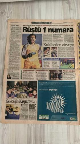 FOTOMAÇ SPOR GAZETESİ - TURKISH NEWSPAPER - DOĞUM GÜNÜ HEDİYESİ  - EKSİKSİZ TAM TAKIM GAZETE -25 NİSAN 2002 PERŞEMBE  CHRISTOPH DAUM - SERDAR BİLGİLİ - YILDIRIM DEMİRÖREN - HÜSNÜ GÜRELİ - SİNAN ENGİN - AZİZ YILDIRIM - WERNER LORANT - JOHNSON - YUSUF - ALİ GÜNEŞ - SERHAT AKIN - LAZETİÇ - BURAK ELMAS - MURAT (İSTANBULSPOR) - SADİTTİN SARAN - NİHAT ÖZDEMİR - HÜSEYİN KIVRIKOĞLU - MUSTAFA YANCI - CEMİL TURAN  DAUM’A YOL VERİLDİ - BEŞİKTAŞ YÖNETİMİ ALMAN HOCA İLE YOLLARI AYIRIYOR - BİLGİLİ FENER’E SAVAŞ AÇTI: YUSUF, JOHNSON, ALİ GÜNEŞ, SERHAT VE LAZETİÇ’E KANCA - İSTANBULSPORLU MURAT İÇİN G.SARAY VE BEŞİKTAŞ KARŞI KARŞIYA - FENER’E 4 SAMBACI: WASHINGTON, EULER, PAOLO SERGIO, LAS CLAUDIO, BETO - FENERBAHÇE’DEN ULUSOY’A MEYDAN OKUMA: “CEVAP VER” - ORGENERAL KIVRIKOĞLU: “FENER ŞAMPİYONLUĞU KENDİ HATASIYLA KAÇIRDI” - SERHAT’A AVRUPA’DAN TALİP ÇOK - BEYLERBEYİ’NE FENER FORMASI - LORANT: “SONUNA KADAR DEVAM” - FENERBAHÇE’DE GOL KRALLIĞI HASRETİ - RÜŞTÜ DÜNYANIN 1 NUMARASI - GALATASARAY’DA TRANSFER