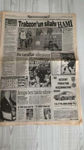 FOTOMAÇ SPOR GAZETESİ - TURKISH NEWSPAPER - DOĞUM GÜNÜ HEDİYESİ  - EKSİKSİZ TAM TAKIM GAZETE -27 NİSAN 2002 CUMARTESİ  ARİEL ORTEGA - AZİZ YILDIRIM - WERNER LORANT - SADETTİN SARAN - ÜMİT DAVALA - HAKAN ŞÜKÜR - MONDRAGON - VOLKAN DEMİREL - İSMAİL GÜLDÜREN - CEM KARACA - ABDULLAH ERCAN - BÜLENT KORKMAZ - HASAN ŞAŞ - AYHAN AKMAN - CAPONE  HEDEF ORTEGA: FENERBAHÇE’NİN YENİ MARADONASI - ORTEGA’NIN KARİYERİ: RIVER PLATE, VALENCIA, SAMPDORIA, PARMA - FENERBAHÇE’DEN TRANSFER ATAĞI: VOLKAN, İSMAİL GÜLDÜREN, CEM KARACA - ÜMİT DAVALA FENER’E YAKIN - HAKAN ŞÜKÜR’E TEKLİF İDDİASI - MONDRAGON’A YENİ FORMÜL - SAMSUN VE ANTALYA İÇİN KADER MAÇI - GALATASARAY BASKETBOLDA FENERBAHÇE’Yİ YENDİ - İNÖNÜ’DE SON KEZ: BEŞİKTAŞ-GÖZTEPE - FENERBAHÇE’DE YENİ HEDEFLER - ABDULLAH ERCAN’A YOL GÖRÜNÜYOR - YILDIRIM’IN TRANSFER ŞOVU PLANI: ORTEGA VE WASHINGTON  FENERBAHÇE - GALATASARAY - BEŞİKTAŞ - TRABZONSPOR - GENÇLERBİRLİĞİ - YİMPAŞ YOZGATSPOR - BURSASPOR - SAMSUNSPOR - ANTALYASPOR - DİYARBAKIRSPOR - KOCAELİSPOR - R